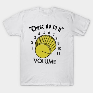 Volume Up To 11 - Guitar Amp Funny Classic Music Joke T-Shirt